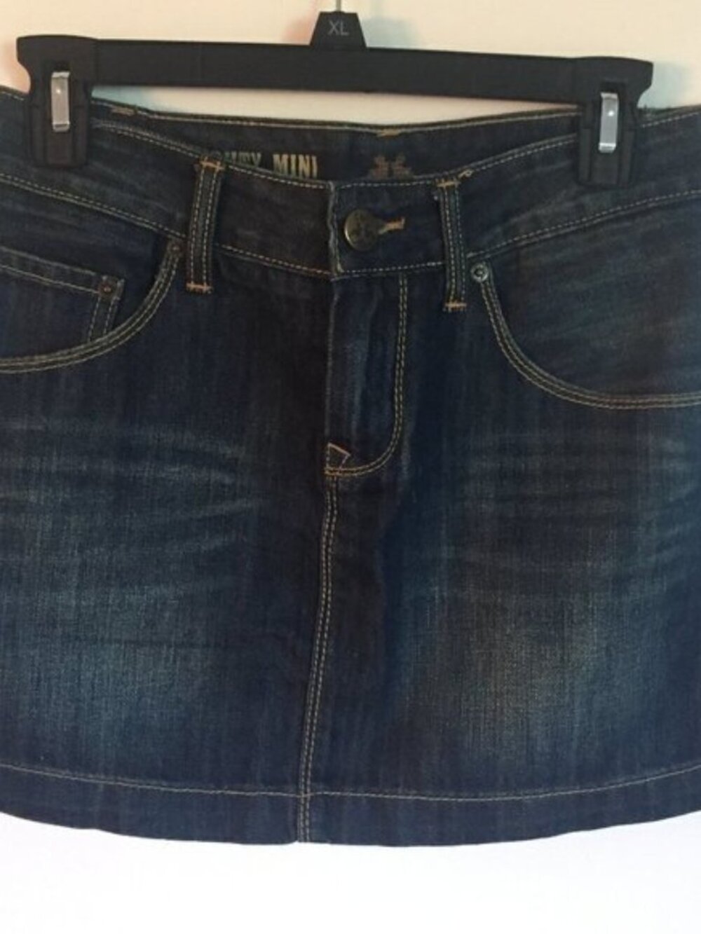 C & V denim mighty mini skirt! Size 26